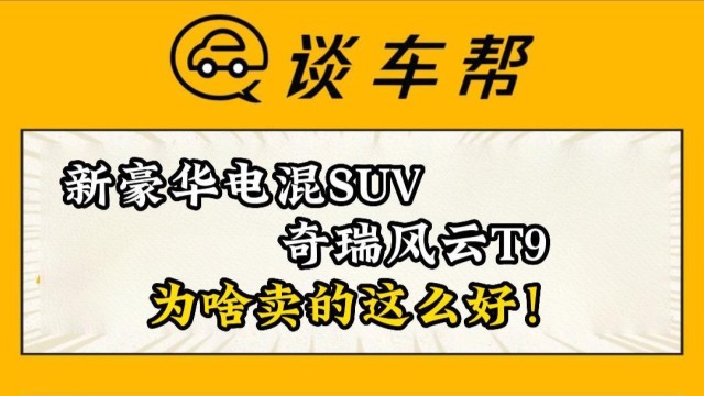 奇瑞风云T9 为啥卖的这么好？