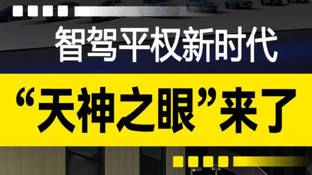 智驾平权新时代：“天神之眼”来了！