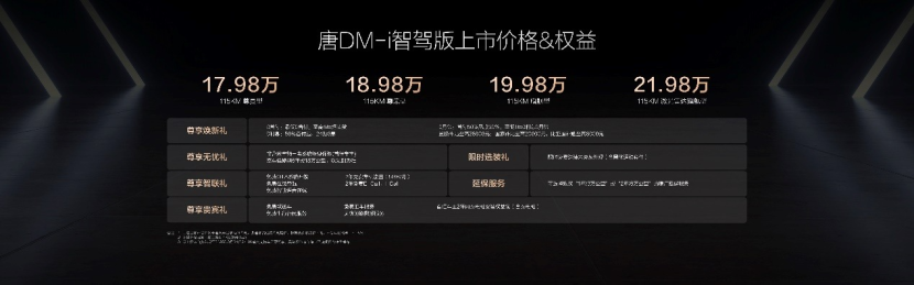 加配不加价，唐DM-i智驾版带来三大进化，售价17.98万起