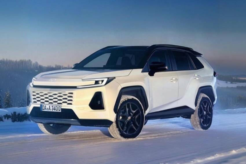 设计更硬派！全新RAV4海外曝光：或推2.5L插混，明年引进