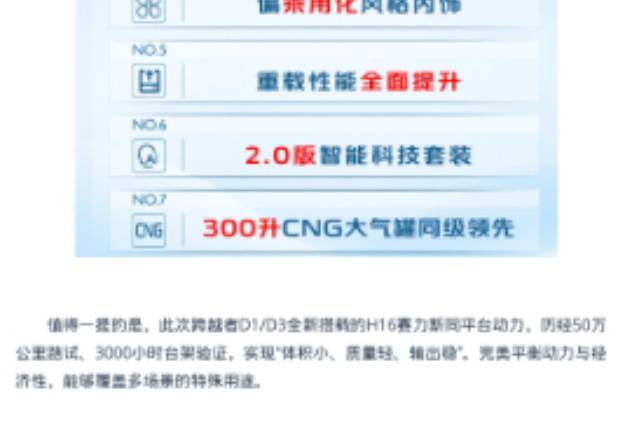 長安跨越者D1/D3重磅上市：新一代平頭小卡，D造貨運傳奇