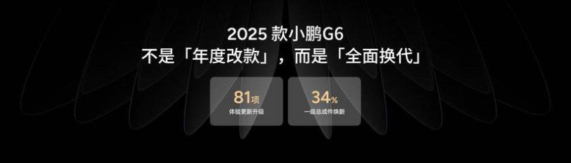 更强、更快、更焕新，2025款小鹏G6越级正式首秀