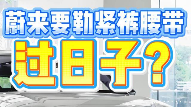 蔚来要勒紧裤腰带过日子？