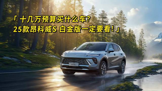 25款昂科威S 白金版一定要看！