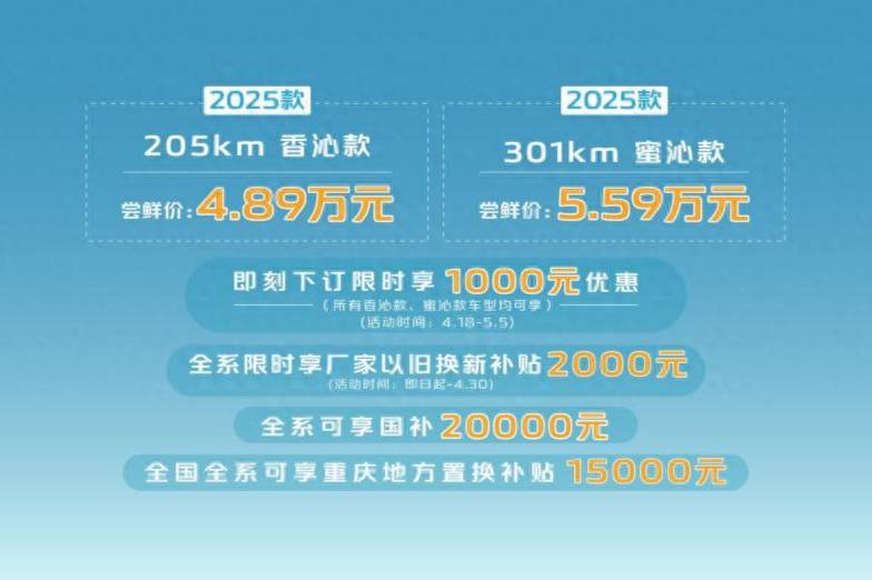 長安Lumin 25款香沁款&蜜沁款煥新上市
