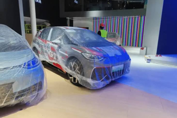 大眾ID.3 GTX改裝車型現身上海車展!提供特殊拉花造型