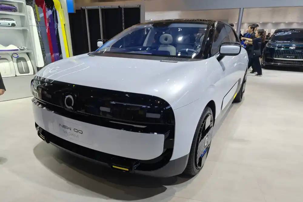 上海車展丨全新奇瑞QQ首發(fā)亮相，全新造型，純電動力