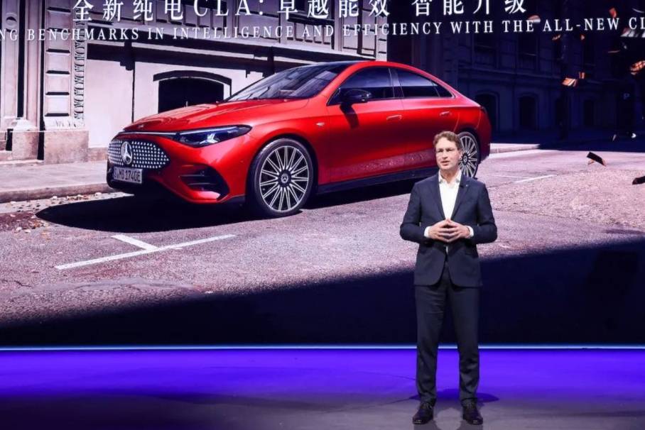 全球首秀！奔馳全新純電CLA、Vision V概念車發布