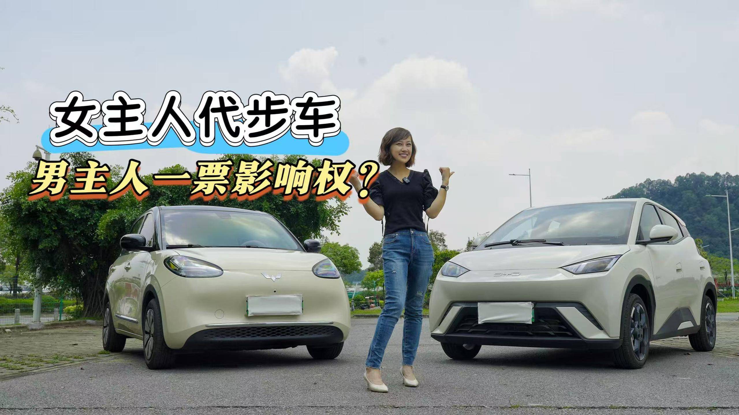 女主代步车，男主一票影响权威力有多大？五菱缤果vs比亚迪海鸥