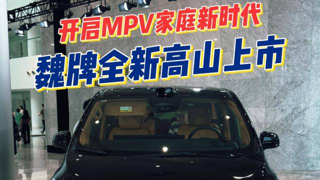 开启MPV家庭新时代 魏牌全新高山上市