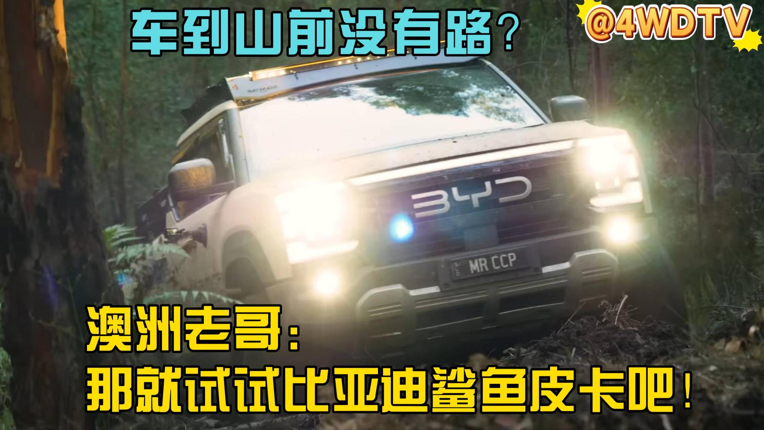 車到山前沒有路？澳洲老哥：那就試試比亞迪鯊魚皮卡吧！