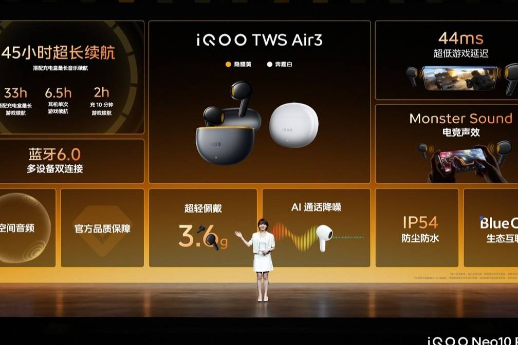 2799元起！性能旗艦iQOO Neo10 Pro+發布