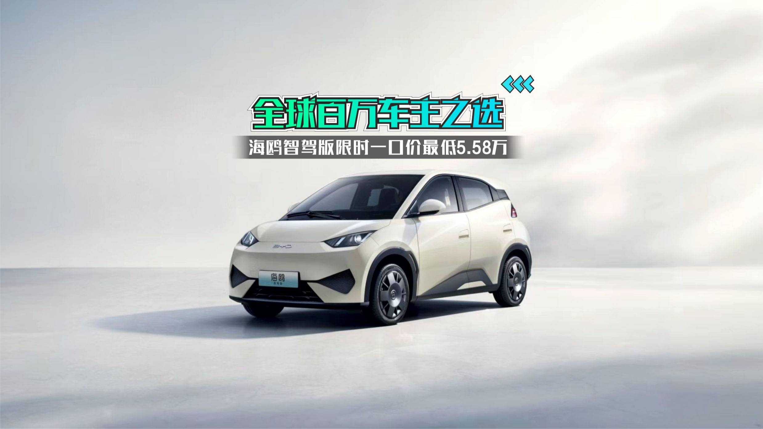 海鷗智駕版限時一口價最低5.58萬