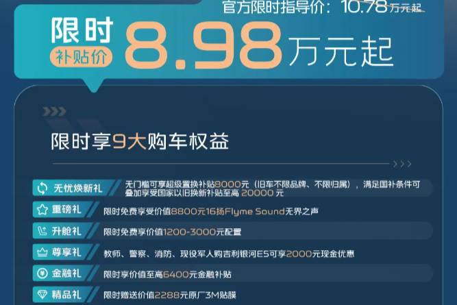 驚爆！10萬級SUV銀河E5解鎖舒適新高度，五月購車巨劃算