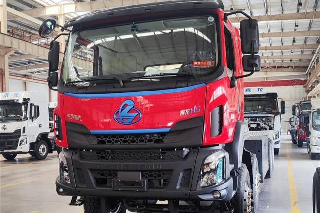 乘龍600度電H5 8X4純電自卸車高效運(yùn)營賺更多