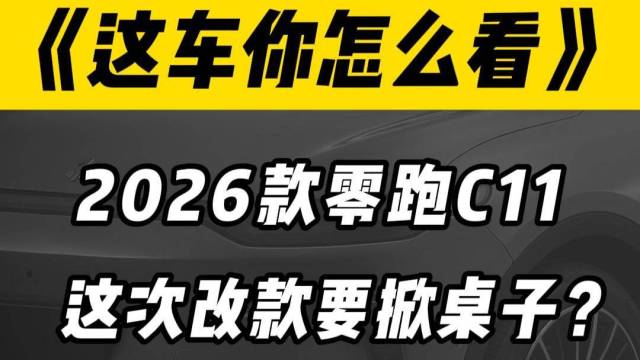 闷声发大财的零跑，这次改款要掀桌子了？