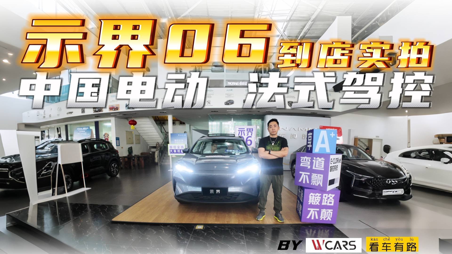 中國電動 法式駕控 示界06到店實拍