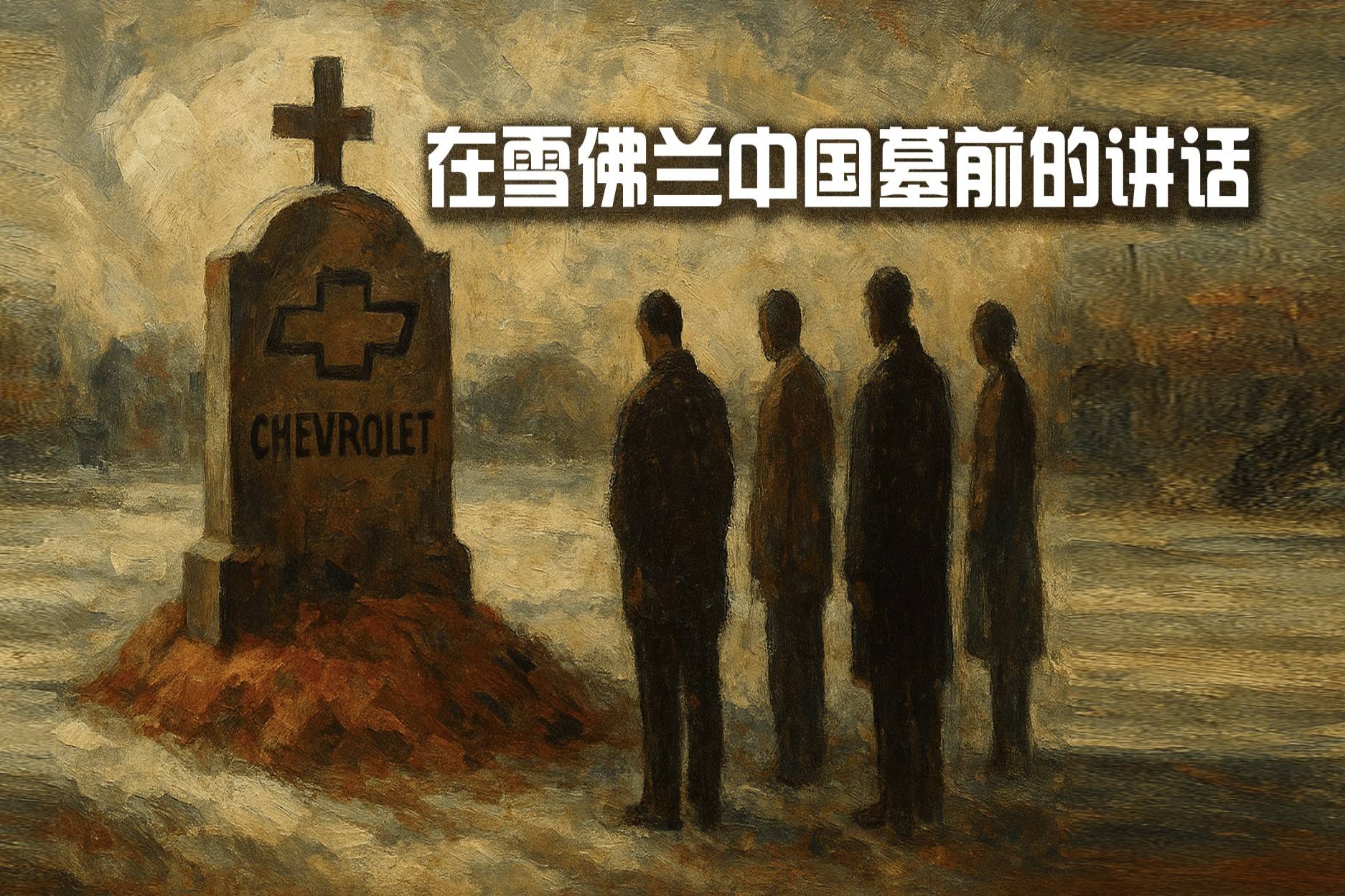 在雪佛蘭中國墓前的講話