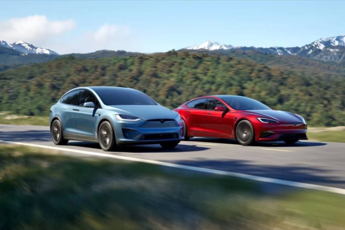特斯拉發布改款Model S/X：新增“寒霜藍”金屬漆配色
