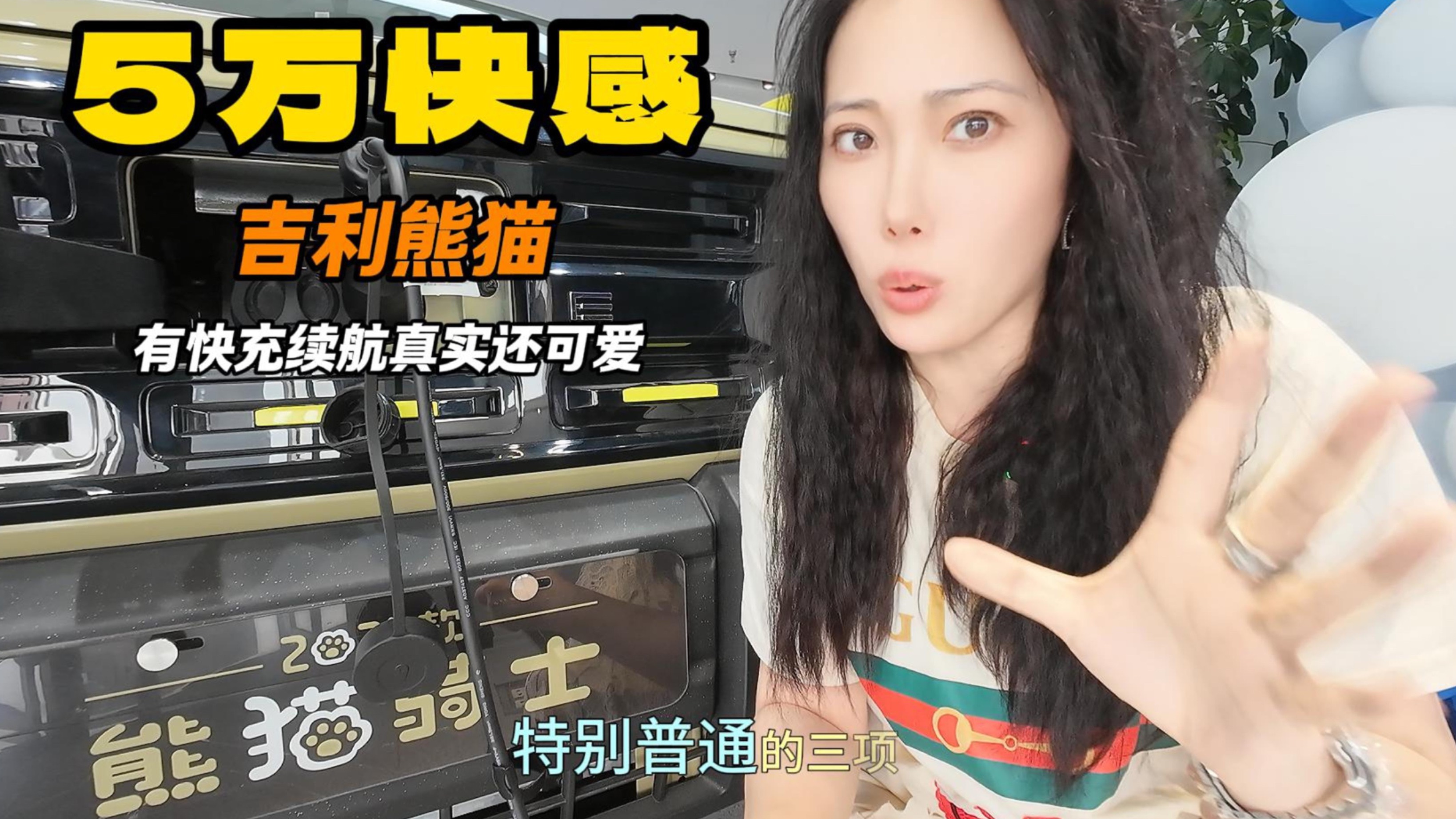 5萬花出20萬的方盒子 有快充低成本 吉利熊貓放倒后排能躺人