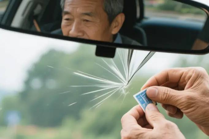 開車時后視鏡總晃?老司機花 5 塊錢搞定,方法太絕了