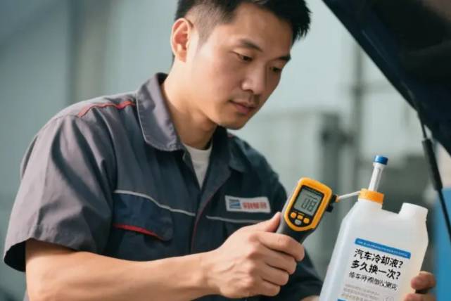 汽車?yán)鋮s液多久換一次？修車師傅用檢測儀測完，給出明確答案