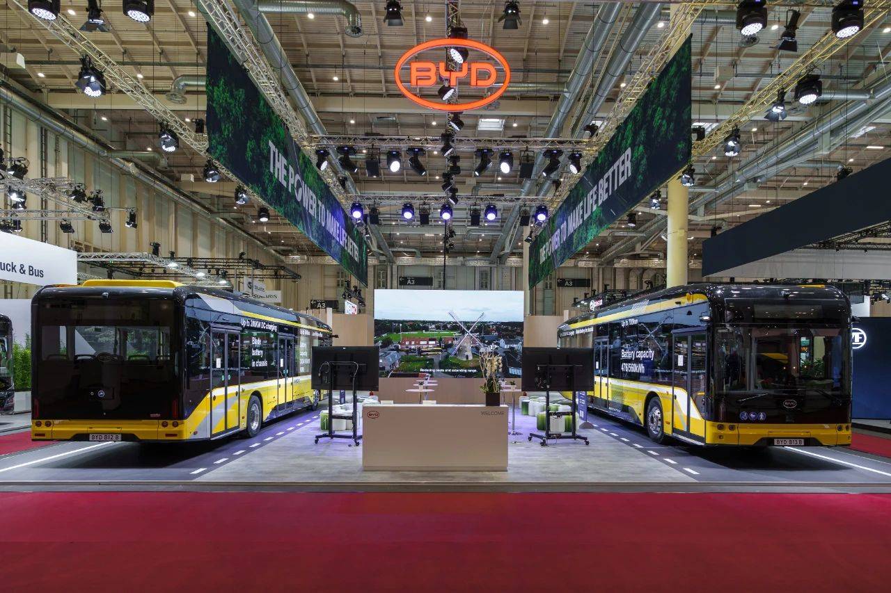 比亞迪亮相德國UITP全球公交峰會,加速歐洲公交電動化進程