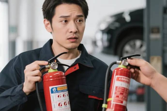 車載滅火器過(guò)期了咋換？超市買的這種別用，年檢過(guò)不了