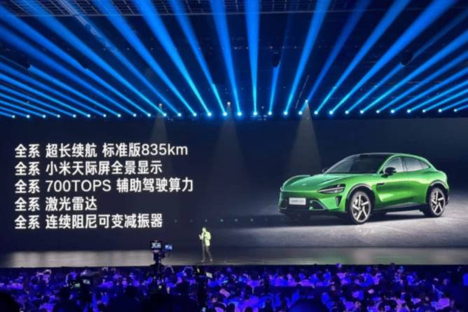 小米 YU7 Max 車型諜照曝光！配備 21 英寸鍛造輪圈