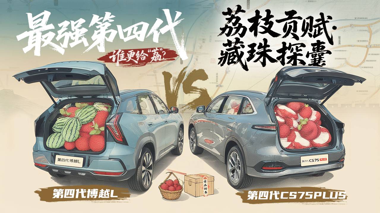 第四代博越L硬刚第四代CS75PLUS！空间谁最能装？