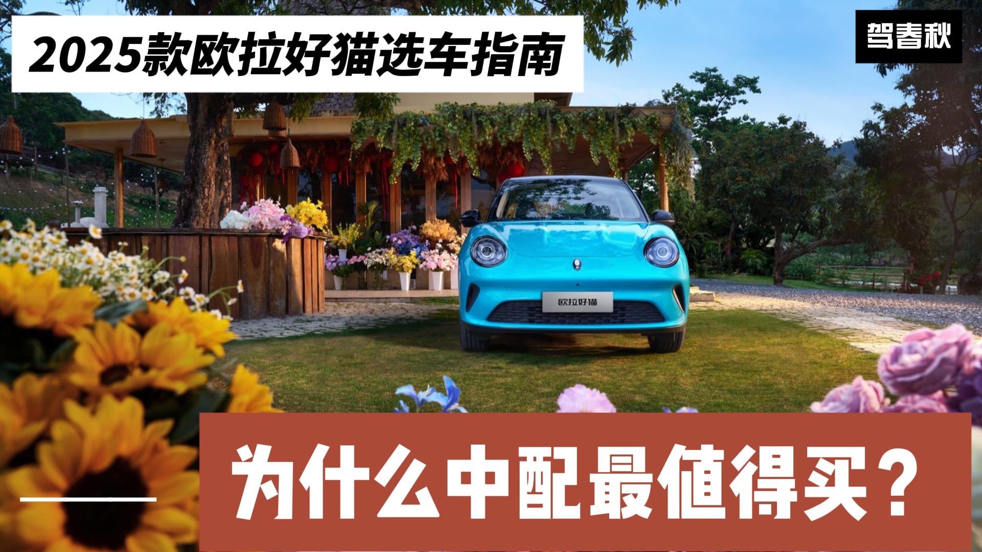 頂配不到10萬 2025款歐拉好貓選車指南 為什么要選中配？
