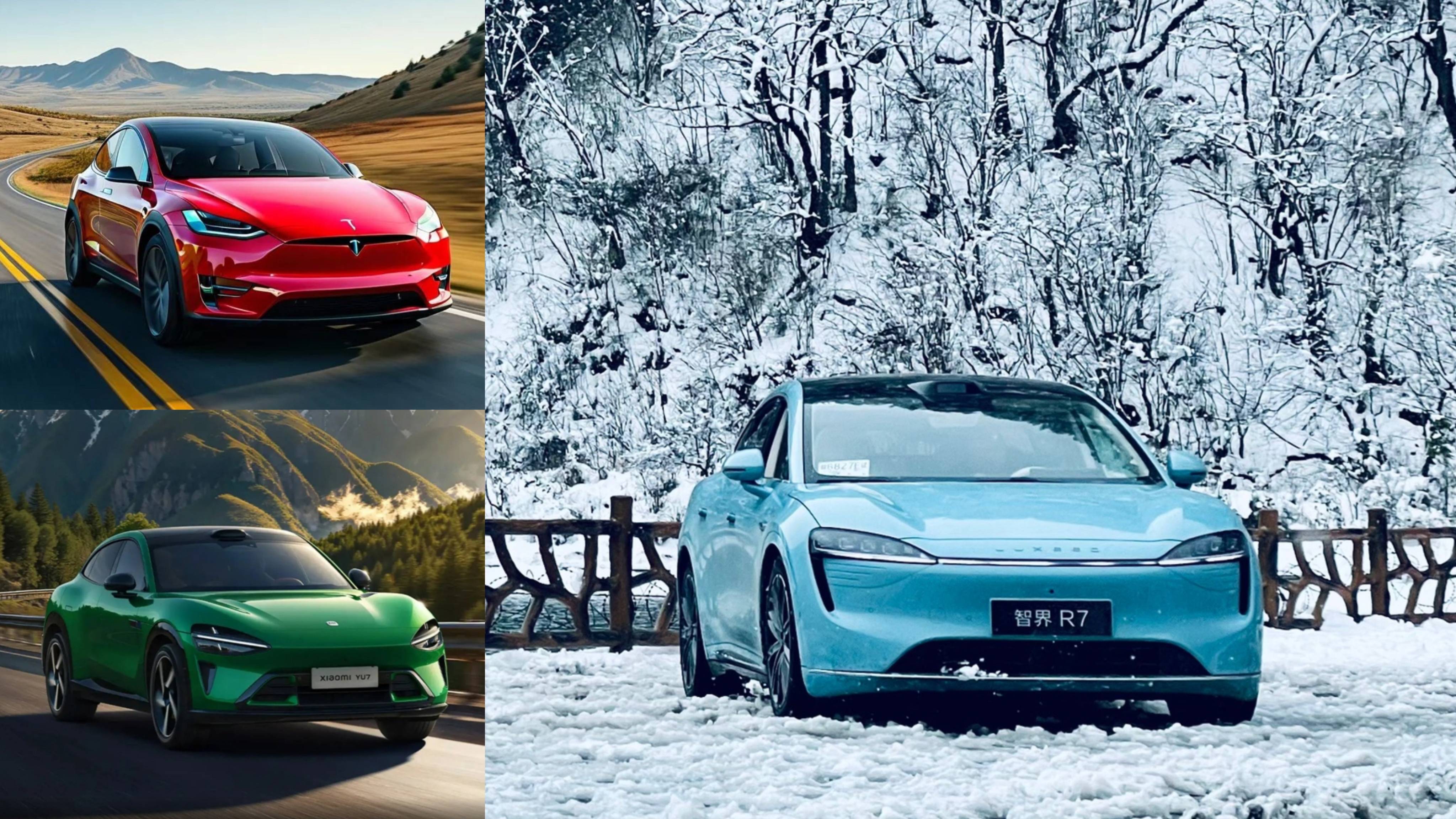 小米YU7、Model Y 、智界R7，谁有30万内最强战力