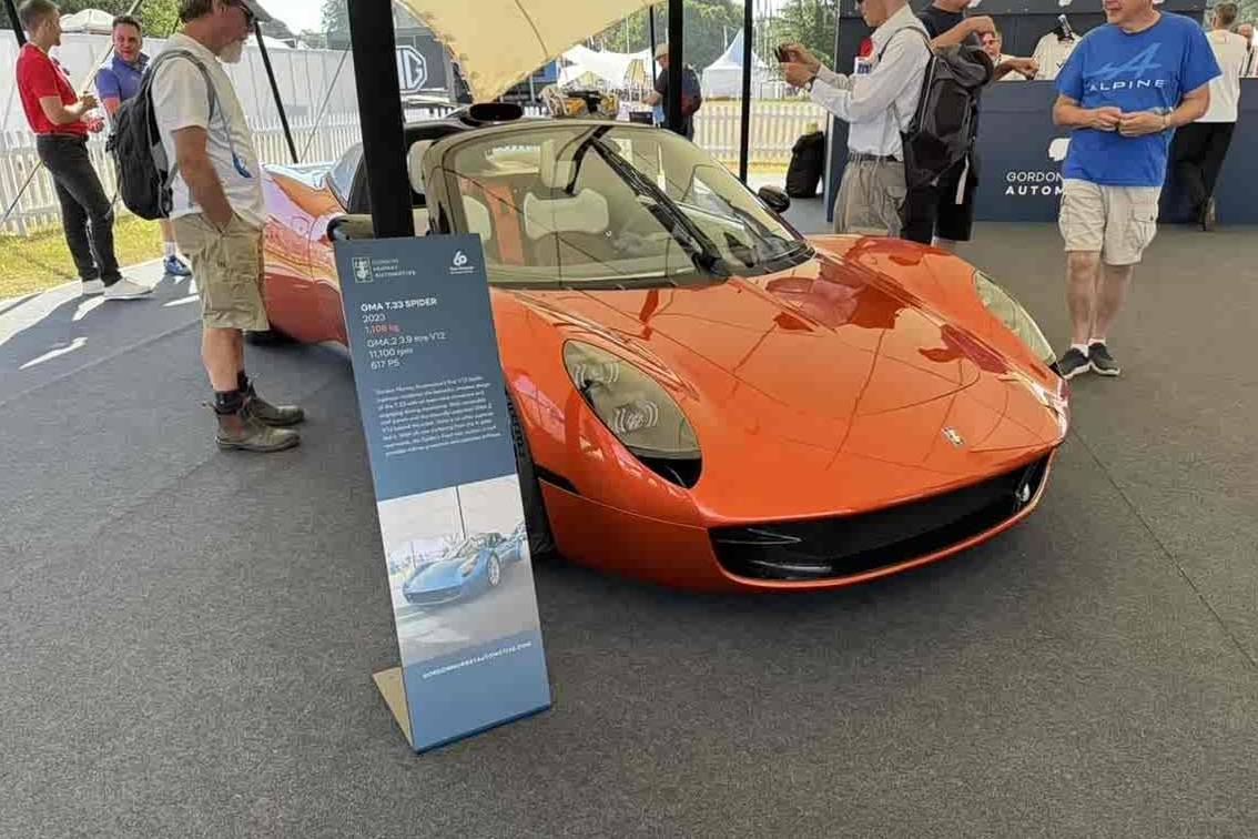 2025 古德伍德：GMA T.33 Spider 首發(fā)亮相