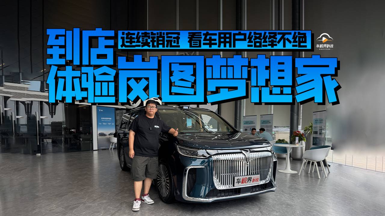 连续销冠 看车用户络绎不绝 到店体验岚图梦想家