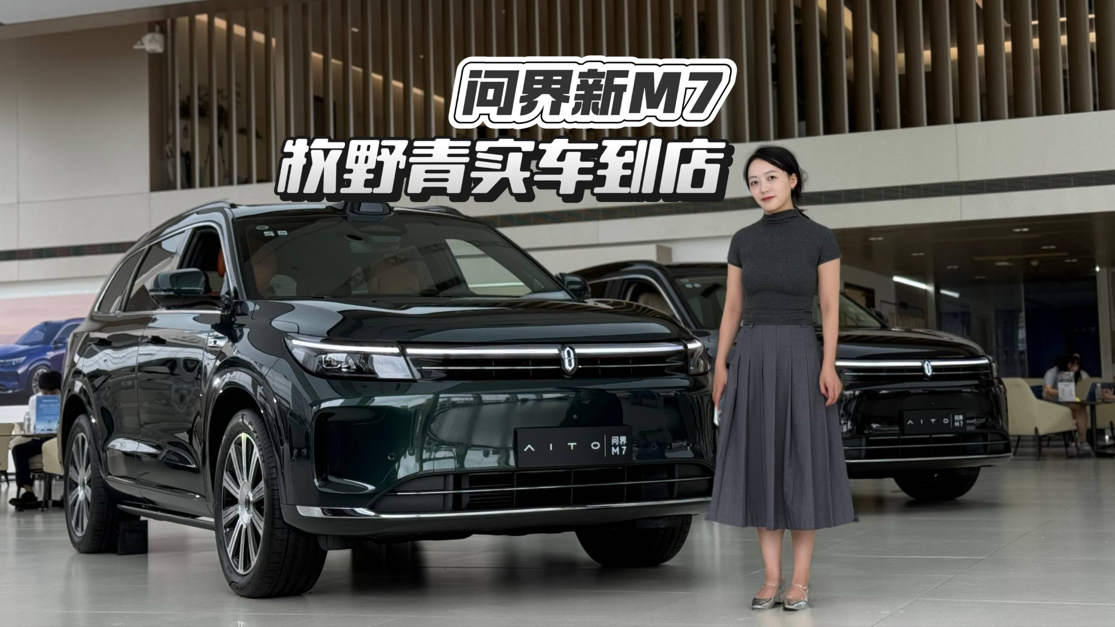 30萬用戶的選擇！銷冠問界新M7再添牧野青色，速速到店一探