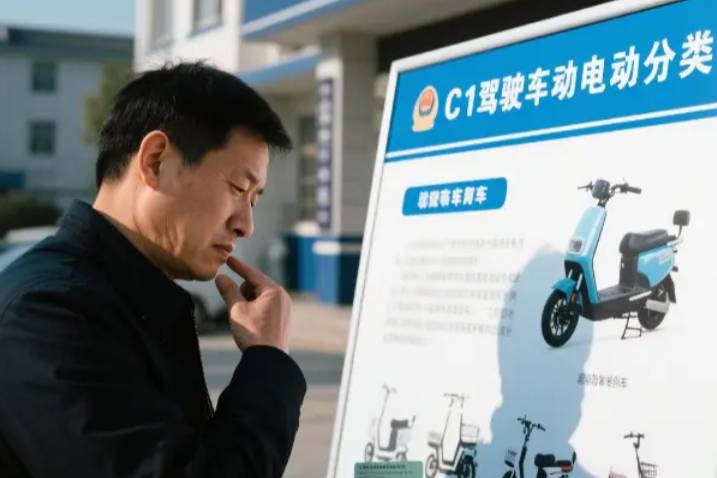 C1 駕照可騎 4 類電動車,3 類不能騎別被罰