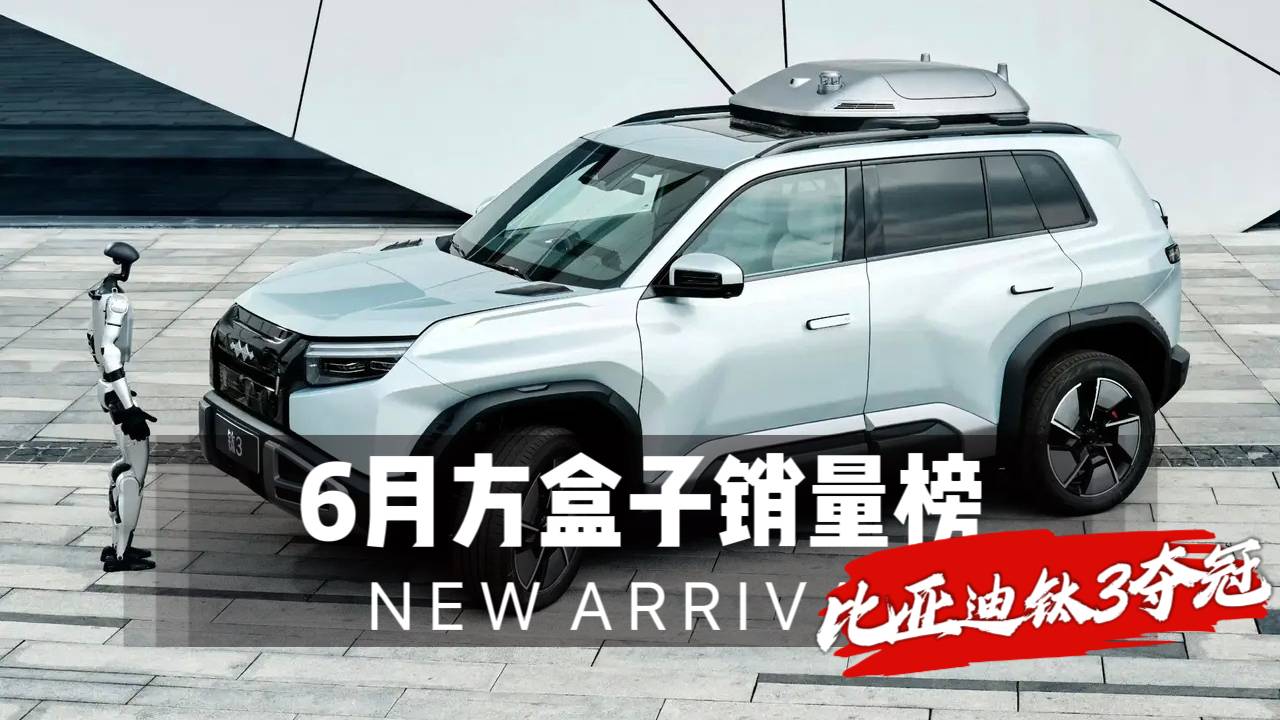 6月方盒子銷量：長(zhǎng)城沒守住，比亞迪鈦3奪冠，仰望U8無人仰望