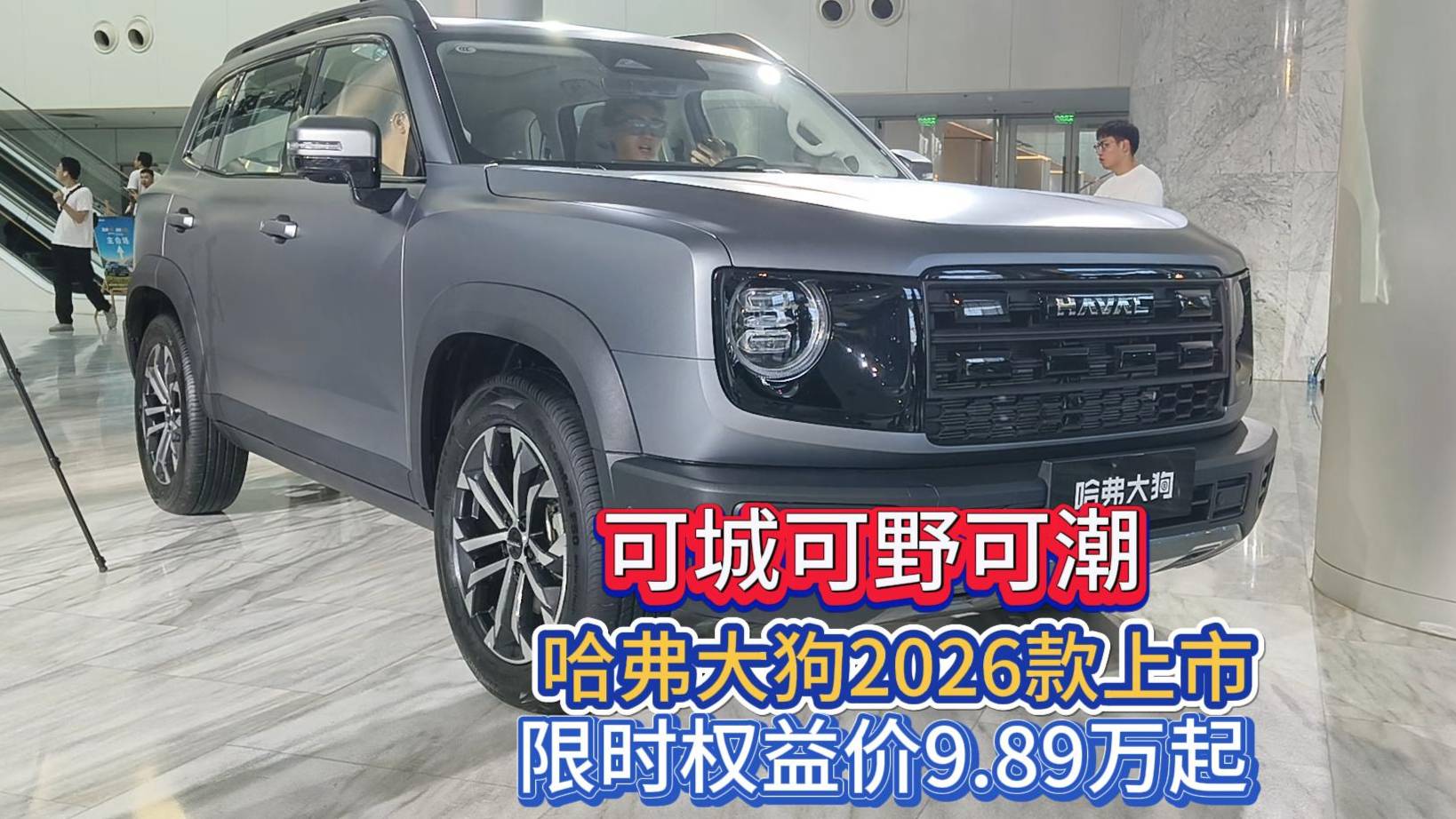 哈弗大狗2026款上市限時價9.89萬起