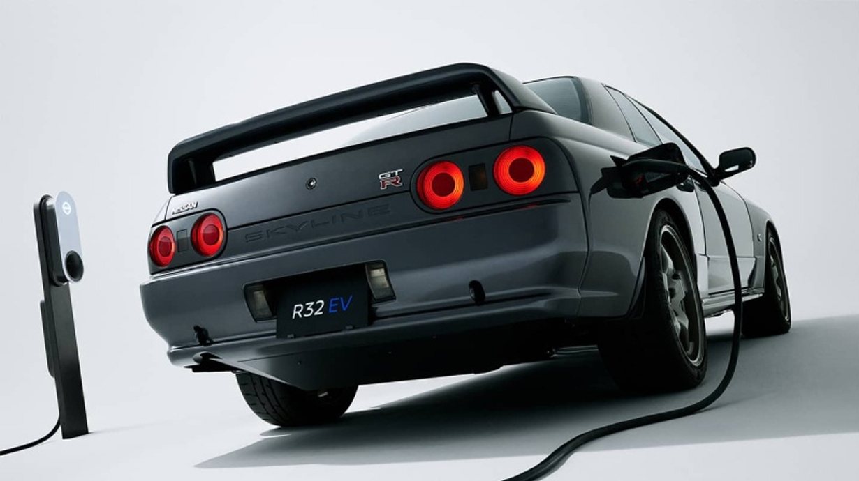 Nissan has made a pure electric version of the Skyline GT-R, striving to restore the fuel version of R32