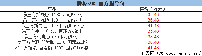 腾势Z9GT上市 限时售33.48万元起 重塑豪华GT新标杆