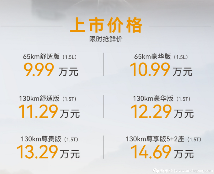 9.99万起！5/7座可选+插混，奇瑞风云T8正式上市