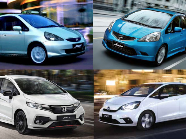 เรื่องราวอดีตของวงการยานยนต์: Honda Jazz (Fit) รุ่นไหนเป็นรุ่นที่คุณโปรดปรานที่สุด?