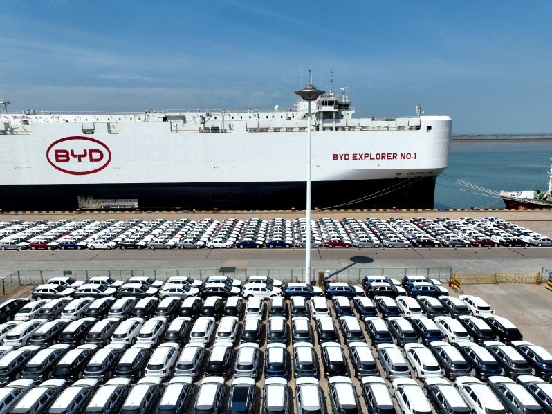 BYD เปิดตัวเรือบรรทุกลำยักษ์ "Shenzhen" ขน EV บุกตลาดโลกกว่า 9,000 คัน