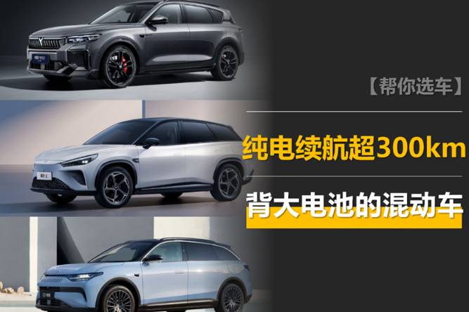 背着大电池的混动SUV：纯电续航超300km，主打一车两用