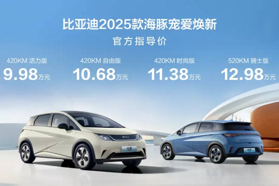 2025款比亚迪海豚上市，买车送保险，新势力怕了吧？