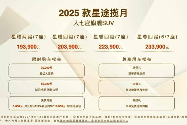 为啥说2025款星途揽月是最好的一款旗舰燃油车？