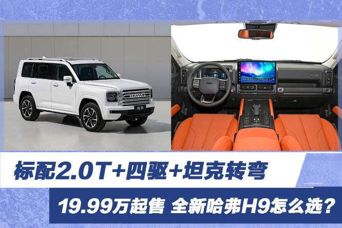 19.99万起售 标配2.0T+四驱 全新哈弗H9怎么选？