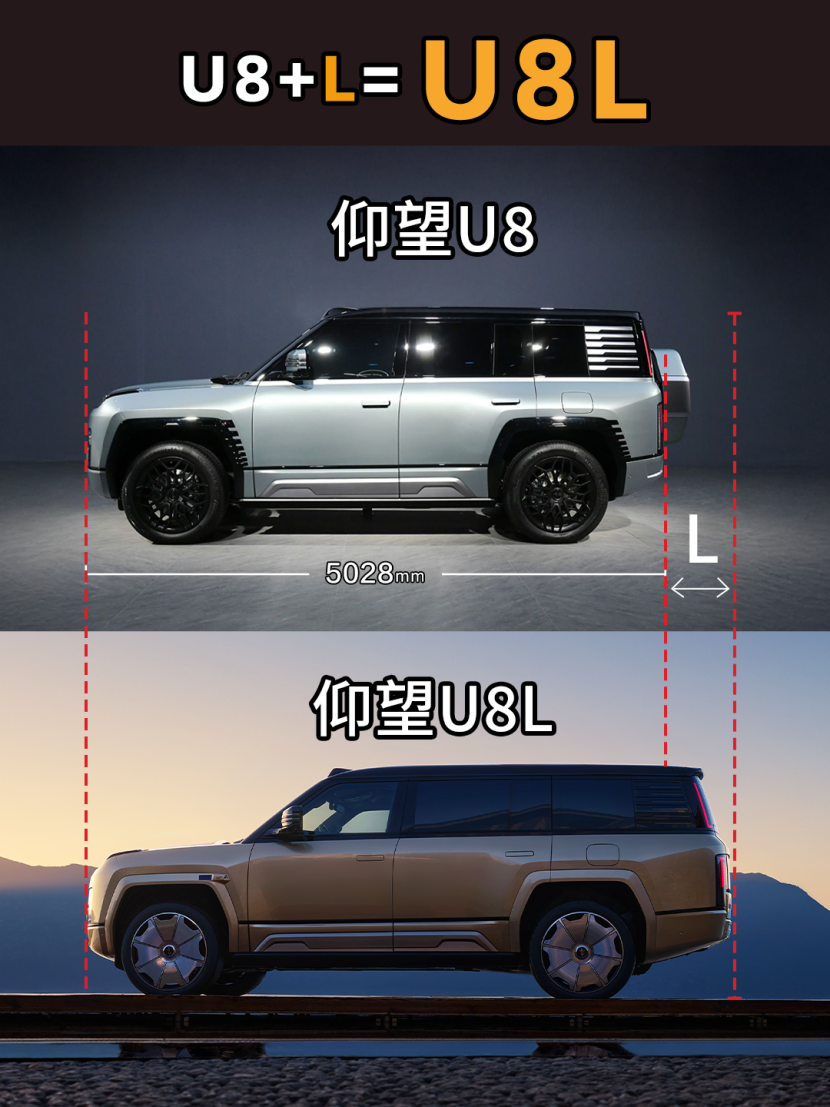 加长版仰望U8L亮相上海车展！“大”有不同，车长超库里南