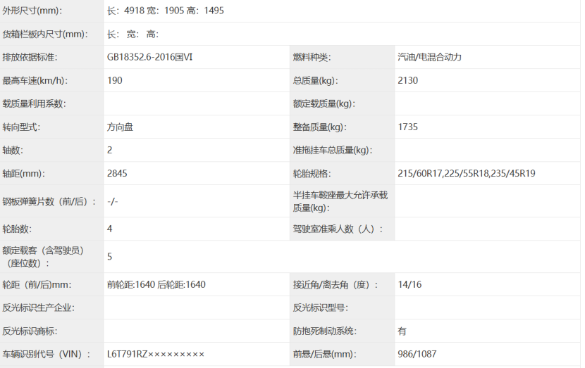 银河A7工信部申报图曝光，瞄准10万级插混市场！