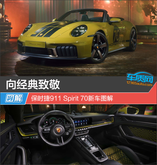 向经典致敬 保时捷911 Spirit 70新车图解